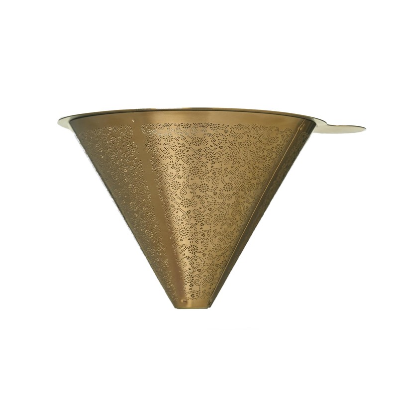 ATHIA GOLDEN DRIPPER, STAINLESS STEEL COFFEE FILTER, PAPERLESS FILTER, REUSABLE