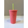 Starbucks 2022 Summer Dragon Fruit 16oz Cold Cup Studded Tumbler