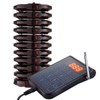YYCALLING Pager System,Restaurant Buzzers Long Range,Set Vibration,10 Coaster Pagers for