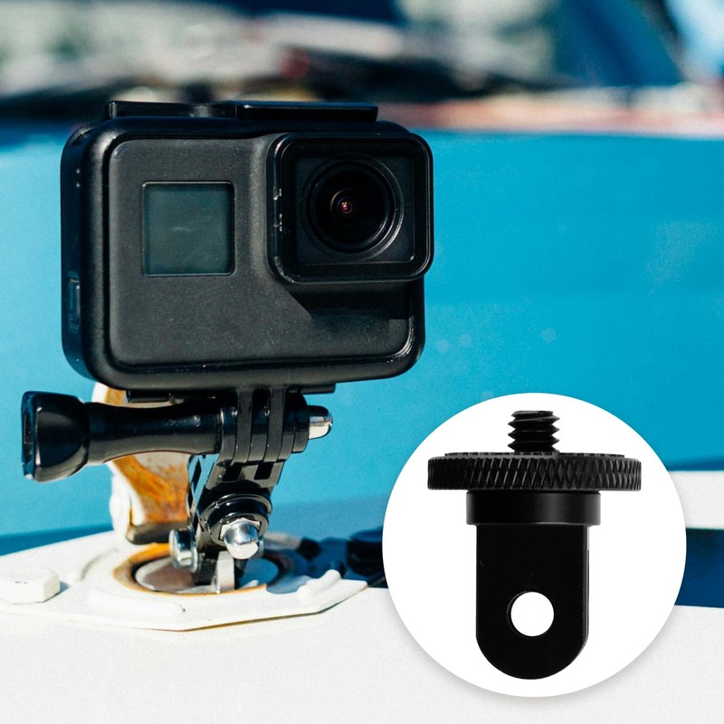Bojueshaw 2 PCS 1/4 Camera Tripod Adapter Head for Action