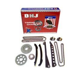 DNJ TK4170 Timing Chain Kit for 2002-2008/ Ford/E-150, E-250, E-350 Club Wagon, Excursion, Expedition, F-150, F-250 Super Duty, F-350 Super Duty/ 5.4L / SOHC / V8 / 16v