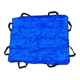 Isolve Positioning Bed Pad 48"x40" Patient Transfer Sheet & 8 Reinforced Handles