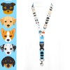 ROLSELEY Lanyard Neck Strap 20 DOGS/PUPPIES Pattern With Metal Lobster
