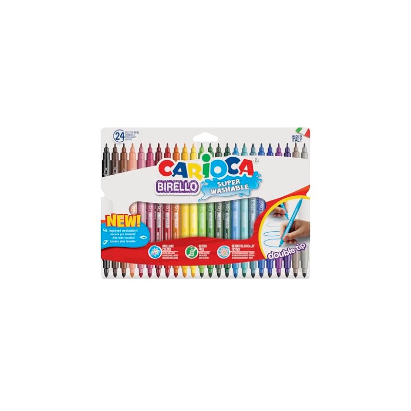 Carioca Cardboard Pack of 24 Pens (A53512024)