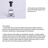 Automatic Numbering Machine Zinc Alloy Easy Operation Clear Inking Self