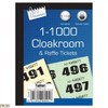 2 X Stationery cloakroom and raffle tickets 1-1000