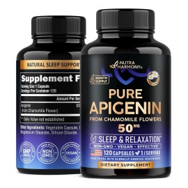 Nutra Harmony Apigenina 120 Cápsulas 50g Americano