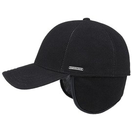 Stetson - Baseball Cap Wool/Cashmere - col.1 - mod.7720102 - Black - for Autmn, Winter and Spring (59/L)