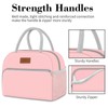 Coobiiya Lunch Bag for Women Men, Insulated Reusable Picnic Bag,