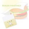 大黒工業 Burger bag, white, 12 X/12 cm Solid 932605 100 Piece