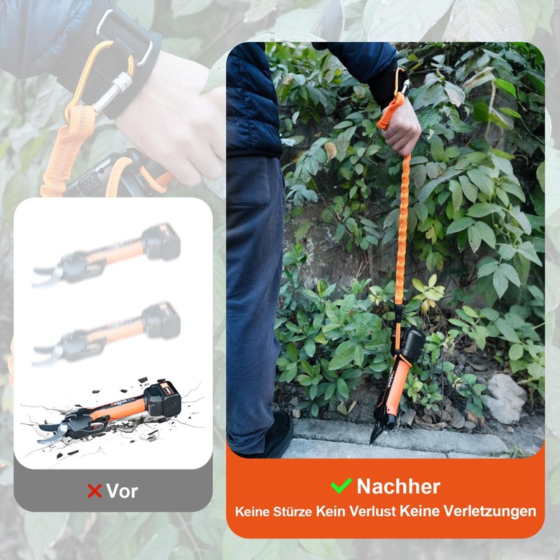 Anti-Drop Tool Tether for Power Tools, 15 kg Load Capacity,