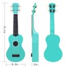POMAIKAI Soprano Ukulele Starter Wood Ukele Hawaiian Guitar Ukelele 21"
