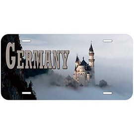 Germany Castle Novelty Car Auto License Plate