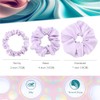 12 Coleteros Extragrandes De Satén De Seda Para Mujer, Pulseras,