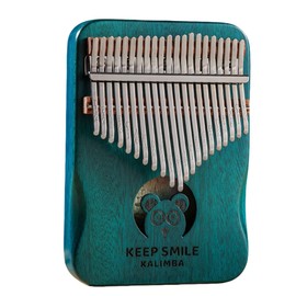 Kalimba Daumenklavier 21 Tasten/17 Tasten Finger Klavier Tragbares Musikinstrument für Anfänger, Musikgeschenke für Musikliebhaber (Panda, Groß)