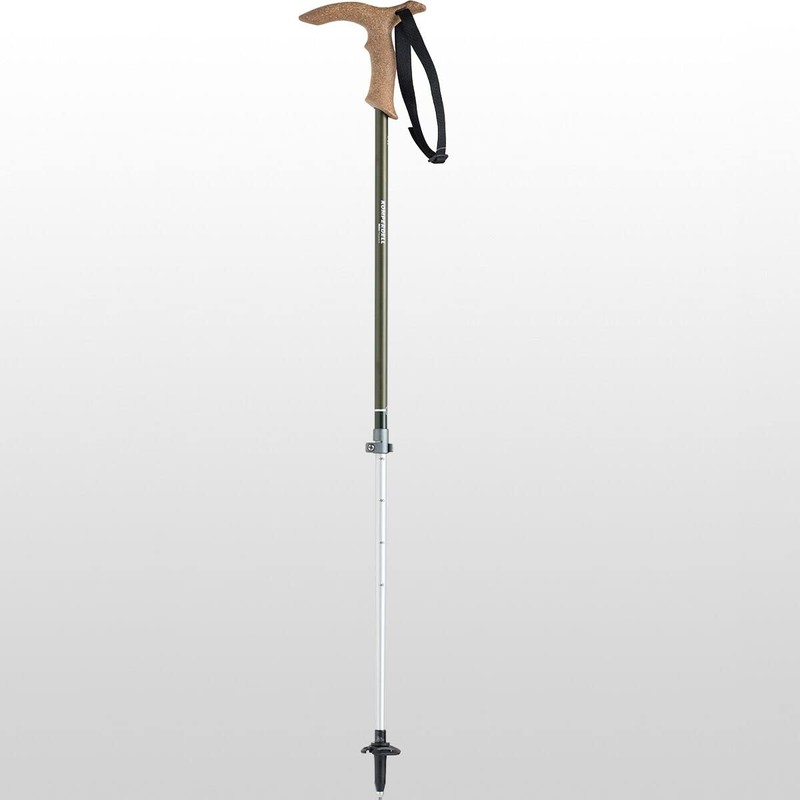 Komperdell Walker Powerlock Length: Adjustable from 85-100 cm Colour: Khaki/Silver