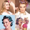 Zenithventures 31pzs Hair Rulo Tubos Plástica Para Cabello Autoadheribles