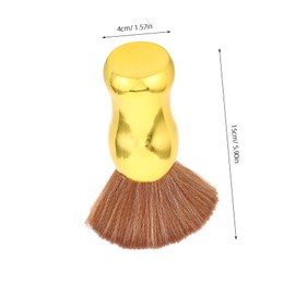 Outanaya Barber Neck Duster Tool Soft Brush with Handle for Hair Removal Professional Cleaning Tool for Barbers Home Grooming Lightweight Comfortable