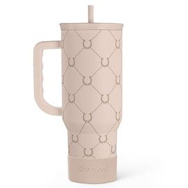 Vaso con diseño de caballos con asa, taza aislada de acero inoxidable, taza de viaje, regalos para mujeres y niñas, regalo ecuestre para cumpleaños y Navidad, 1.2 L