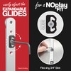 17” NoPlay Aluminum Miter Bar w/Expandable Glides | Standard 3/4”