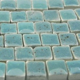 Micro Mosaic tiles 3/16inch 5x5mm, 1000 pcs, Dark turquoise, WG03