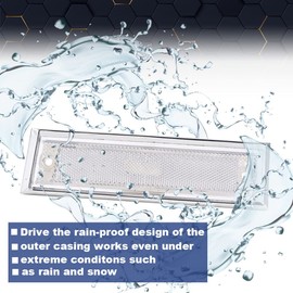 PIT66 Clear Side Marker Light, Compatible with Chevy1987-1991/ GMC 1981-1991 Clear Driver and Passenger Side One pair #915558#GM2551107#915557#GM2550115