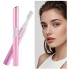 Recortadora De Cejas Eléctrica Rosa, Miniafeitadora, Depilad