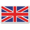 2 x 10cm/100mm Great Britain Flag Window Cling Sticker Car
