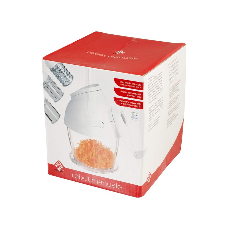 Home - Tritatutto Manuale in Plastica con 3 Rulli