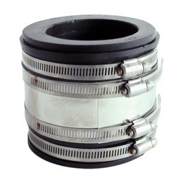 Fernco 1056-43RC 4"x 3" Shielded Below Ground Sewer Pipe Coupling for Cast Iron, Plastic or Steel to Cast Iron, Plastic or Steel Plumbing Waste Connections