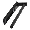 SOTECH TED Aluminium Towel Rail 1-Arm Black Matt (325-487 mm,