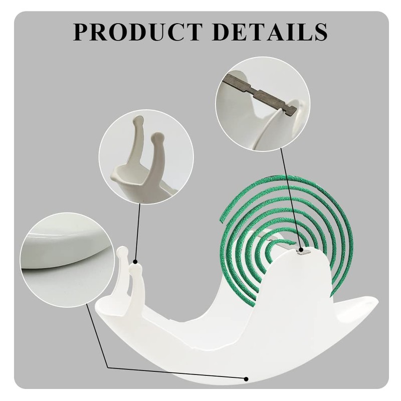 Snail Mosquito Coil Holder, Creative Citronella Spiral Holder Metal Coil