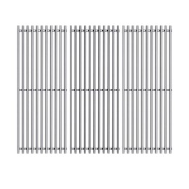 Htanch SE1343(3-Pack) 16 3/8" Stainless Steel Cooking Grid Grates Replacement for Backyard BY14-101-001-099, GBC1449W-C, GBC1449WBS-C, GBC1449WRS-C Uniflame GBC1030W GBC1030WRS GBC1030WRS-C, GBC1134