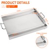 LotFun 32" x 15" Stainless Steel Cooking Griddle for Outdoor