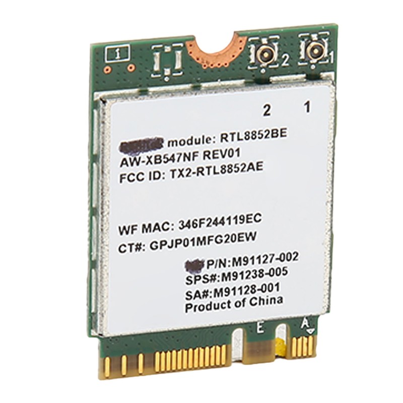 RTL8852BE Network Card 2.4G 5G Dual Band 1800Mbps Bluetooth 5.2