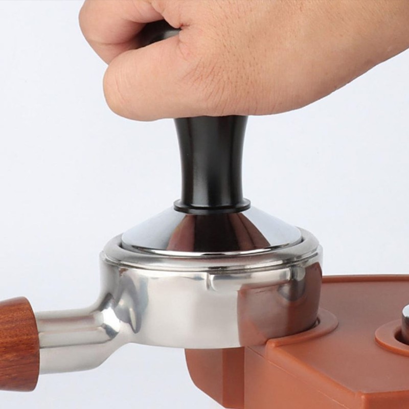 Coffee Tamper Aluminum Alloy Calibrated Tamper with Stainless Steel Base