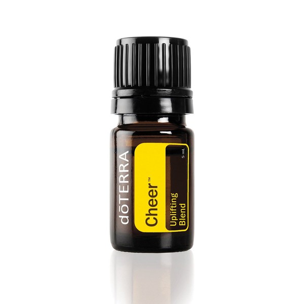 doTERRA - Cheer Essential Oil Uplifting Blend - Optimistic Aroma Promotes Feelings of Cheerfulness and Happiness, Counteracts Negative Emotions; for Diffusion or Topical Use - 5 mL