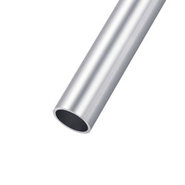 METALLIXITY 6063 Aluminum Tube (30mm OD x 26mm ID x 200mm L), Aluminum Round Tubing - for Home Furnishing, Machinery, DIY Handicraft