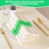Germiwipe Paper Napkin Bands,Napkin Rings Self Adhesive,Silverware Wraps Bands -