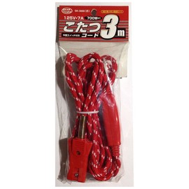 STAR Light 商事 Kotatsu Cord 3 m with Intermediate Switch w to Red SK3000 Bunting