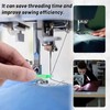 MAEXUS Needle Threader Threading Aid for Sewing Needles Fish Mouth