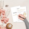 Champagne Bridal Shower Invitations With Envelopes, She's Tying the Knot