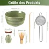 Matcha Set, Includes Matcha Bowl, Matcha Bamboo Tea Whisk, Whisk