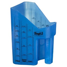 TOUGH1 FEED SCOOP WITH MEASUREMENTS (BLUE)