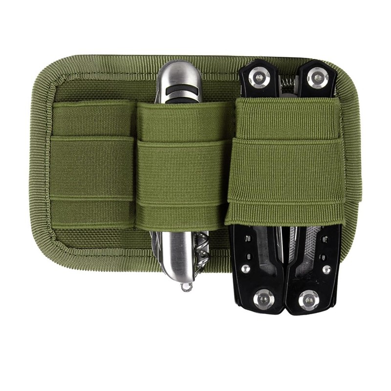 EDC Elastic Organiser Patch, Tactical Bag Insert Elastic Holder, Modular