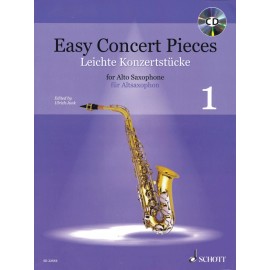 Easy Concert Pieces Book 1 - Sheet Music 23 Pieces Alto Saxophone 049045792