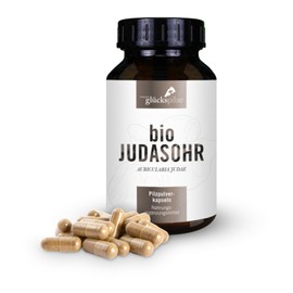 Organic Auricularia Capsules - Mushroom Powder from Whole Mushroom - Judas Ear, Auricula Judae - Pack of 120 - Made from Organic Cultivation in Austria, No China Import - Full Spectrum Mushroom Powder