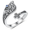 Daixiya Witches Knot Spoon Rings for Women 925 Sterling Silver