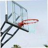 BIUDECO Outdoor Indoor Basketball Net Heavy Duty Iron Frame Luminous