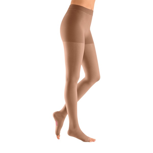 mediven Plus for Men & Women, 40-50 mmHg, Compression Pantyhose, Open Toe